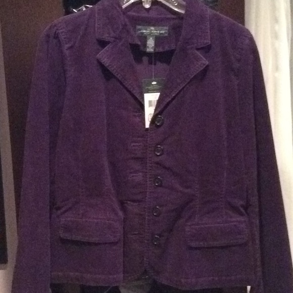 Ralph Lauren Jackets & Blazers - Ralph Lauren purple corduroy jacket, stretchy, 10